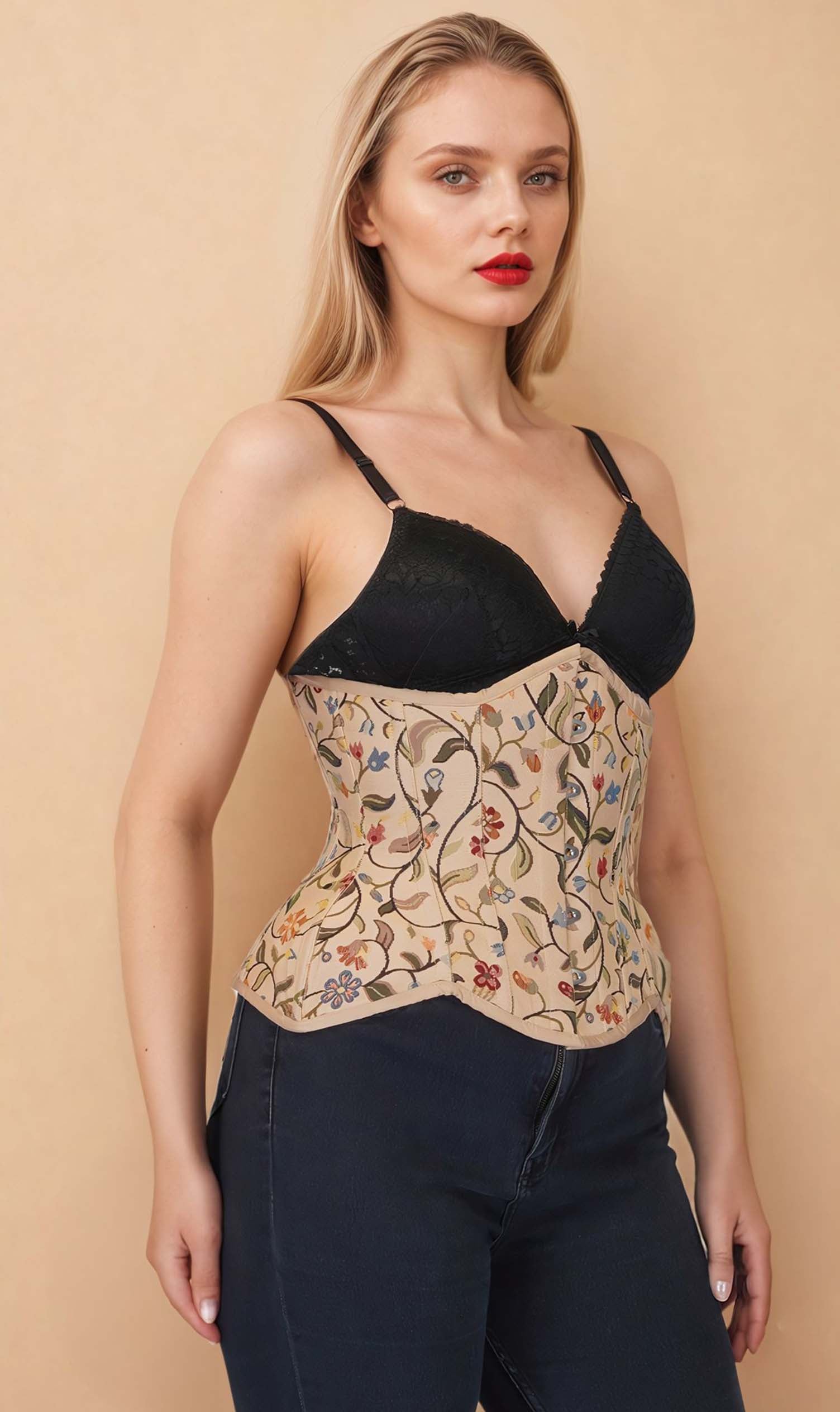 Bronx Curvy Brokat-Korsett