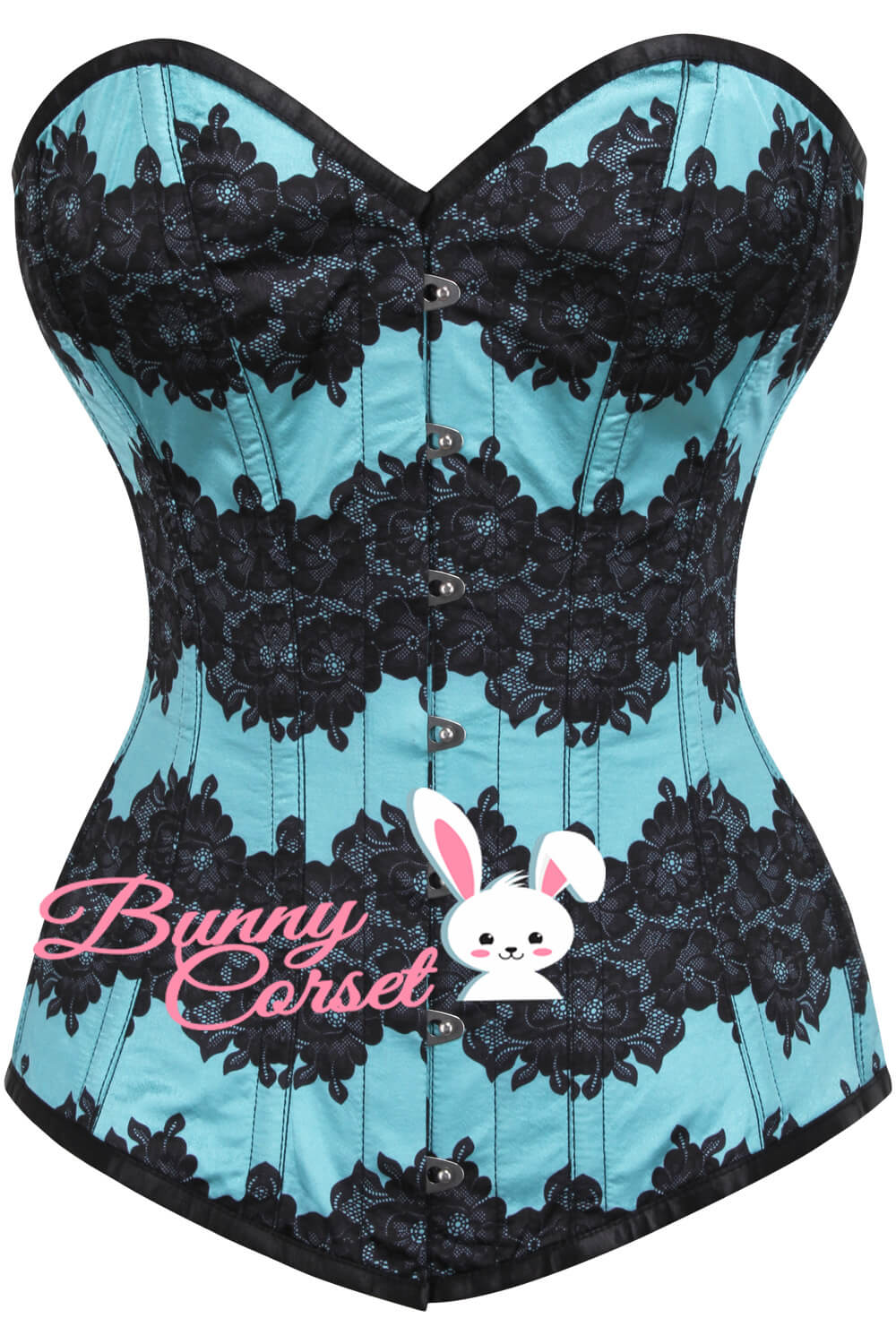 Yasenia Satin-Überbrustkorsett