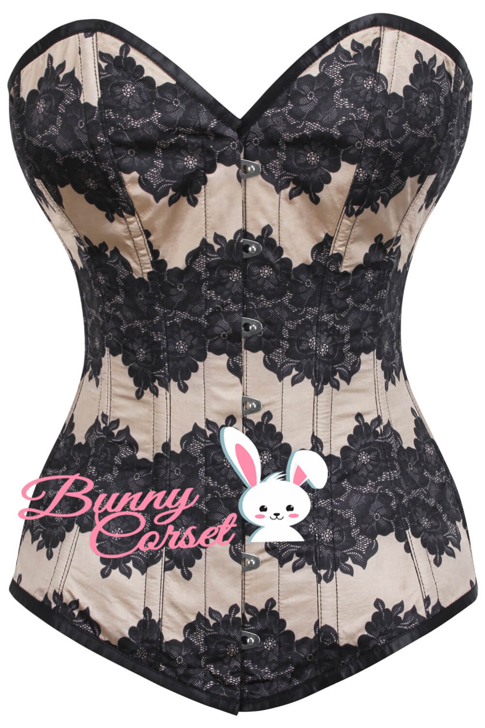 Yasenia Satin-Überbrustkorsett