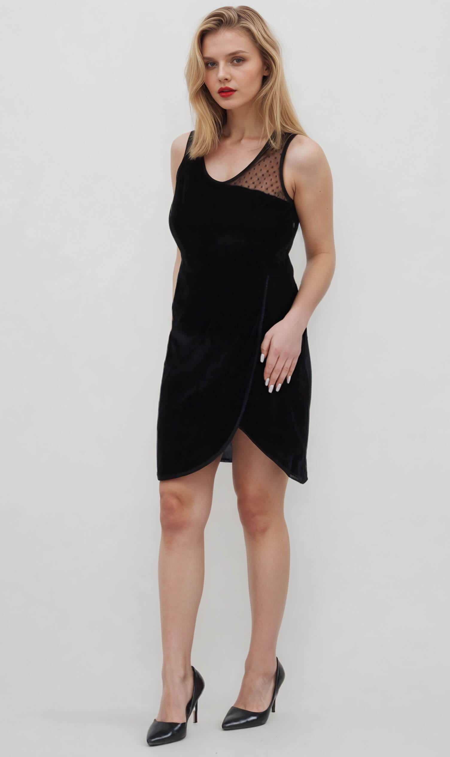 Allaric Abendkleid mit Spitzendetails