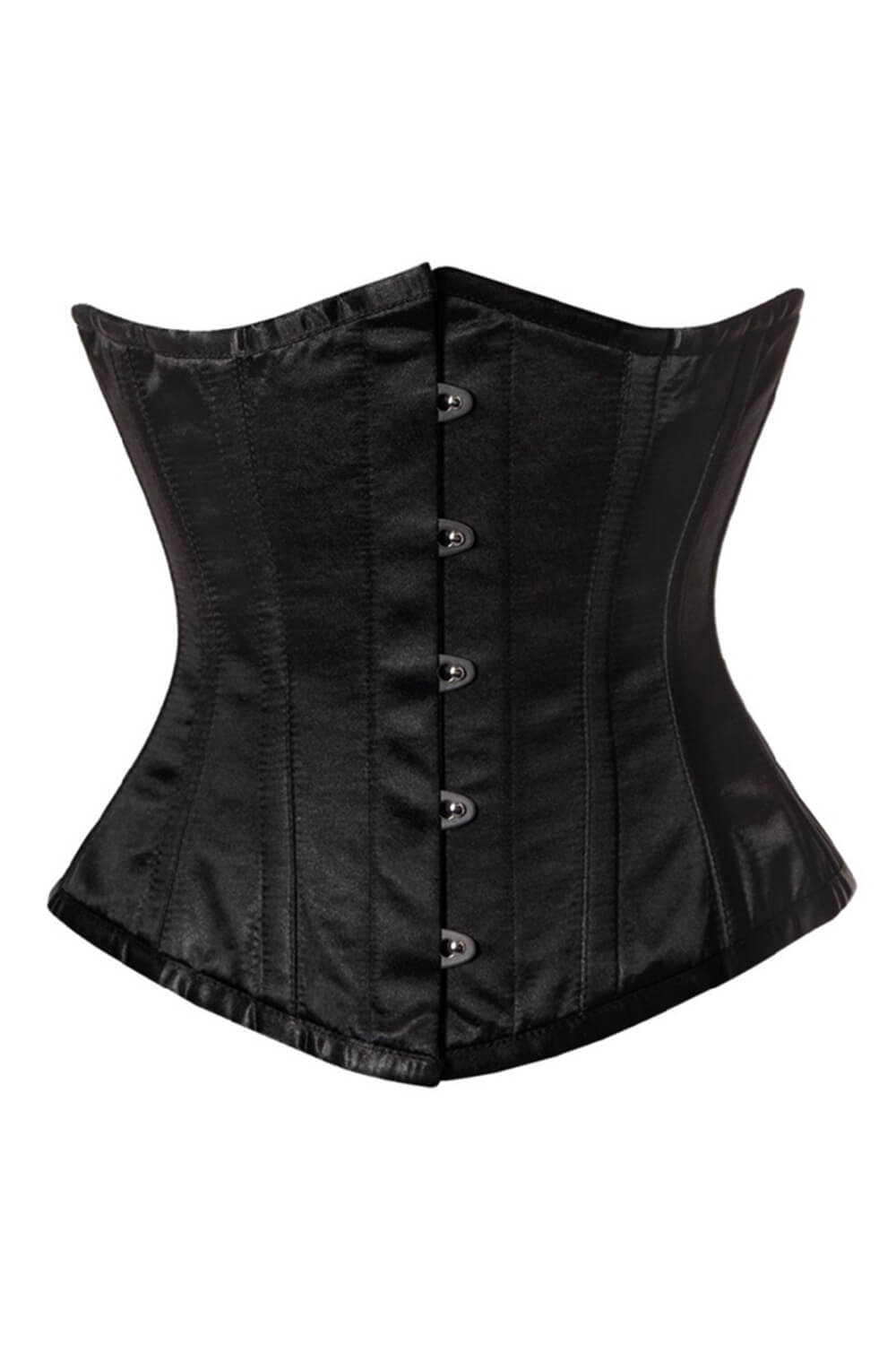 Imani schwarzes Unterbrustkorsett