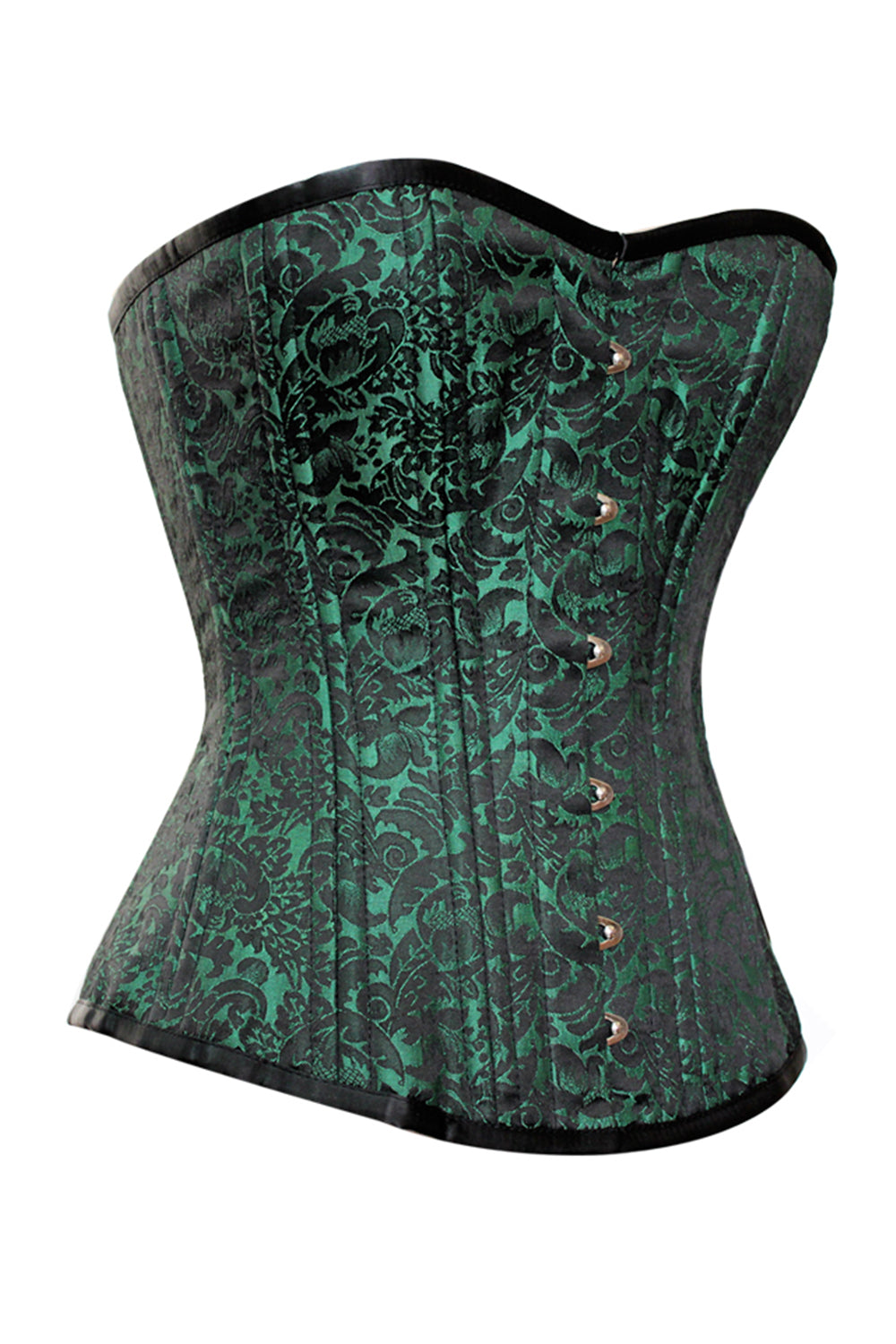 Dimple Overbust Waist Traier Green Corset