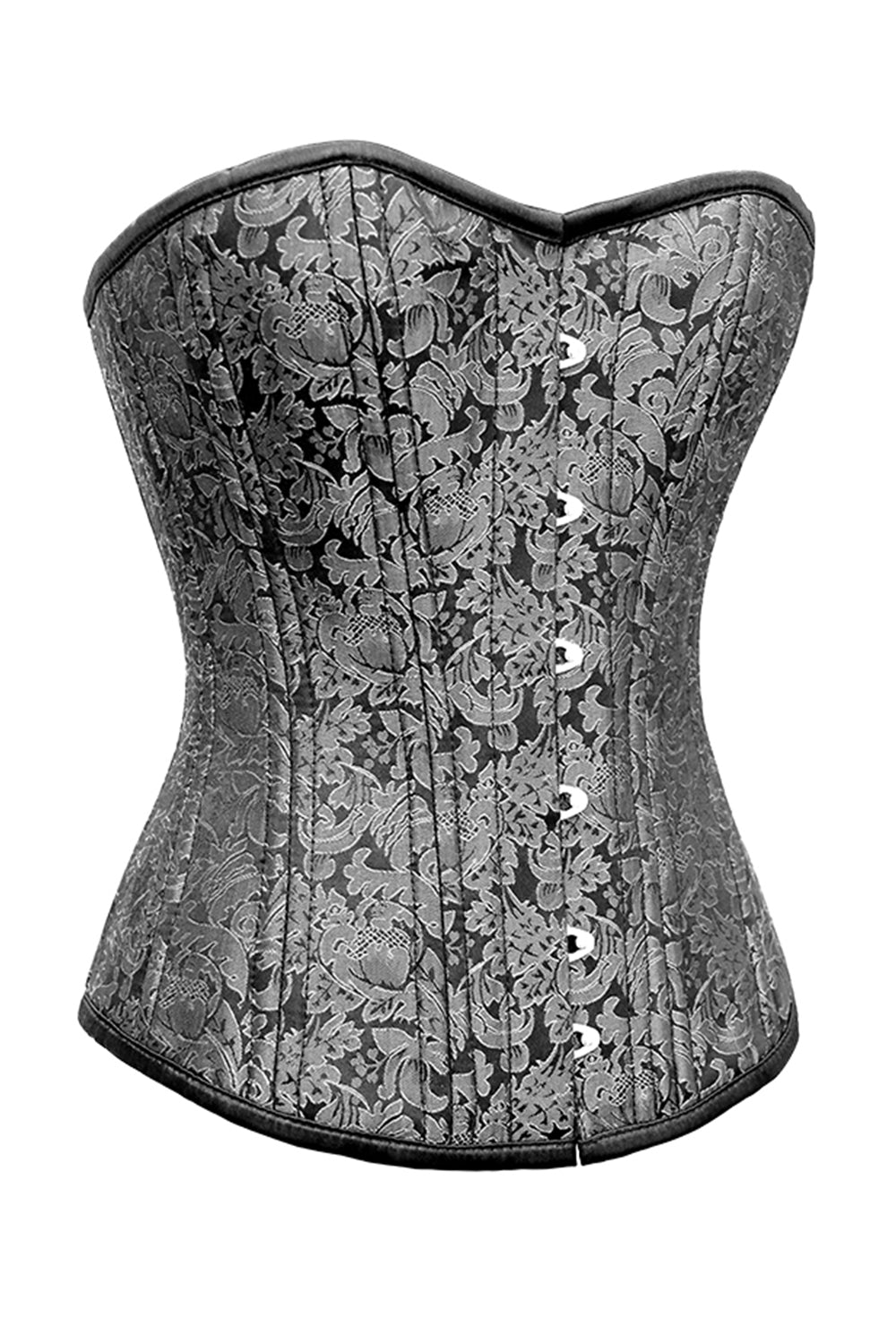 Syndie Silver Overbust Waist Training Corset