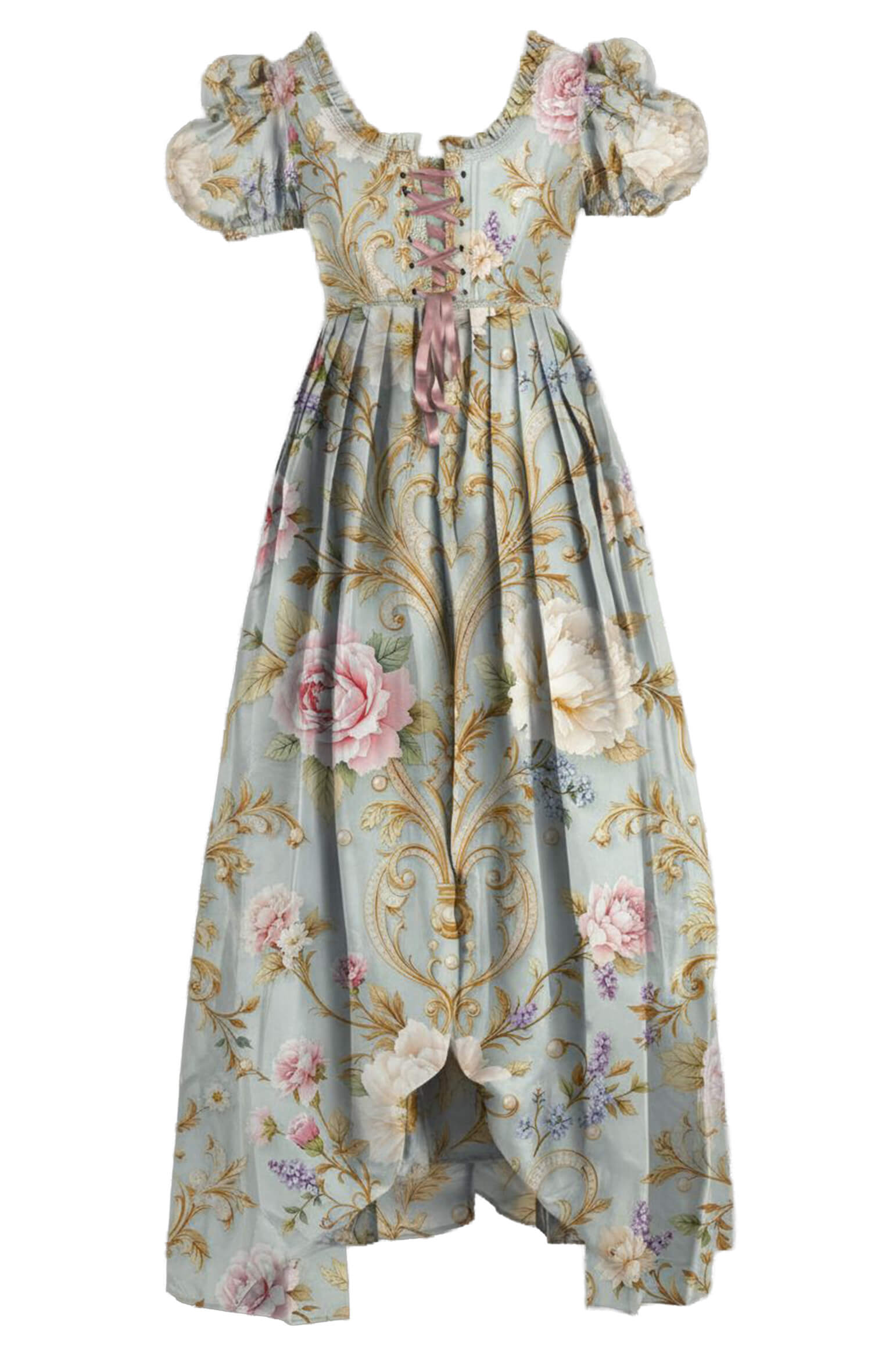 Misa Rokoko-Barock-Korsettkleid mit Rose Guinevere