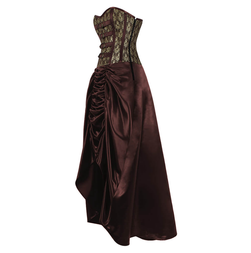 Katharina Overbust Steampunk Korsettkleid