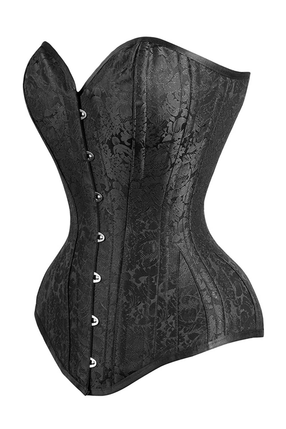 Brenee Overbust Waist Training Black Corset