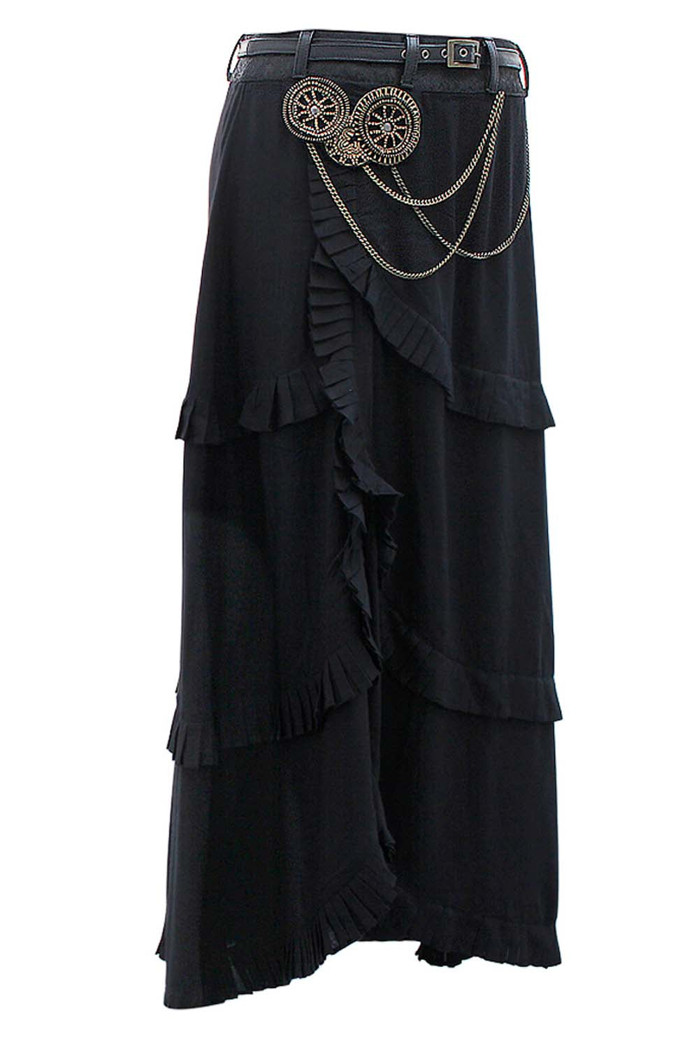 Denny Black Steampunk bestickter Rock