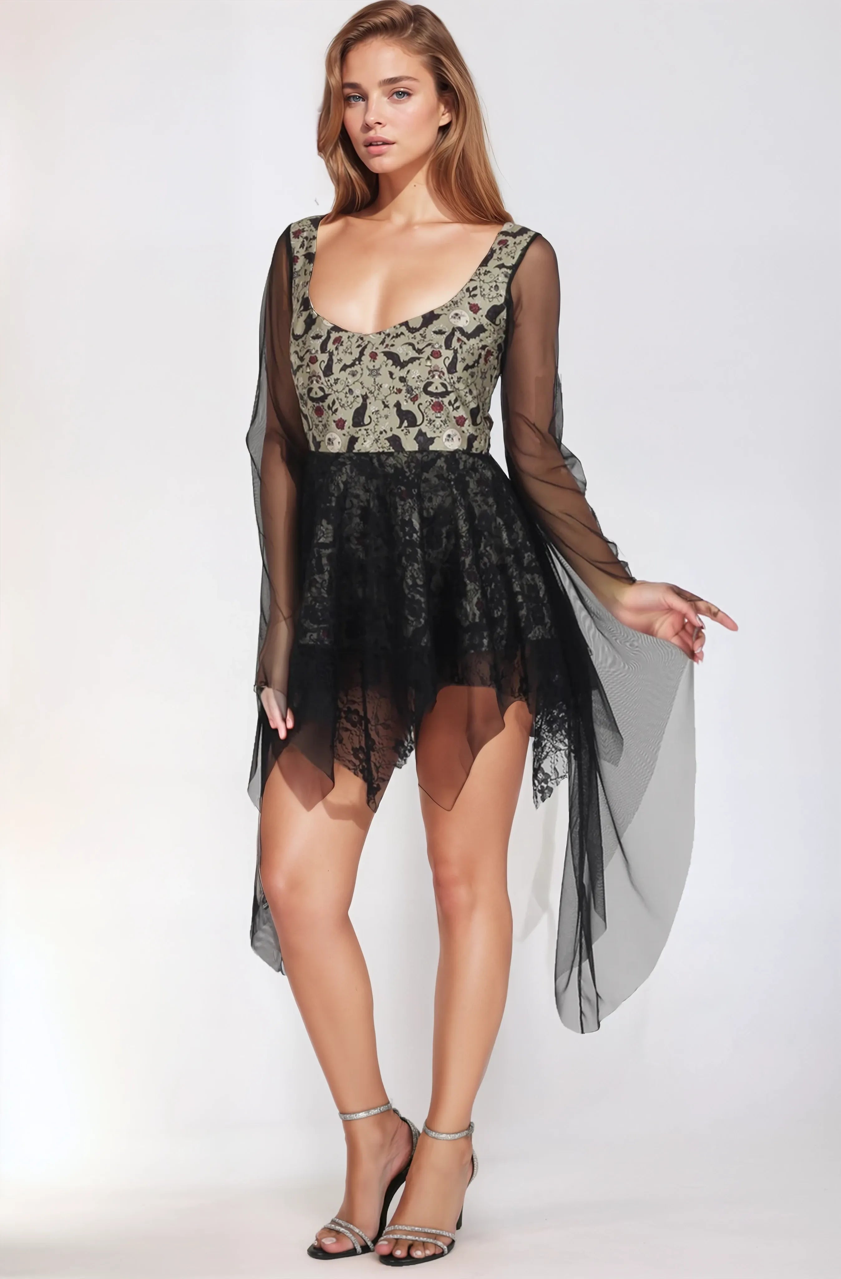 Alveena Gothic-inspiriertes Kleid