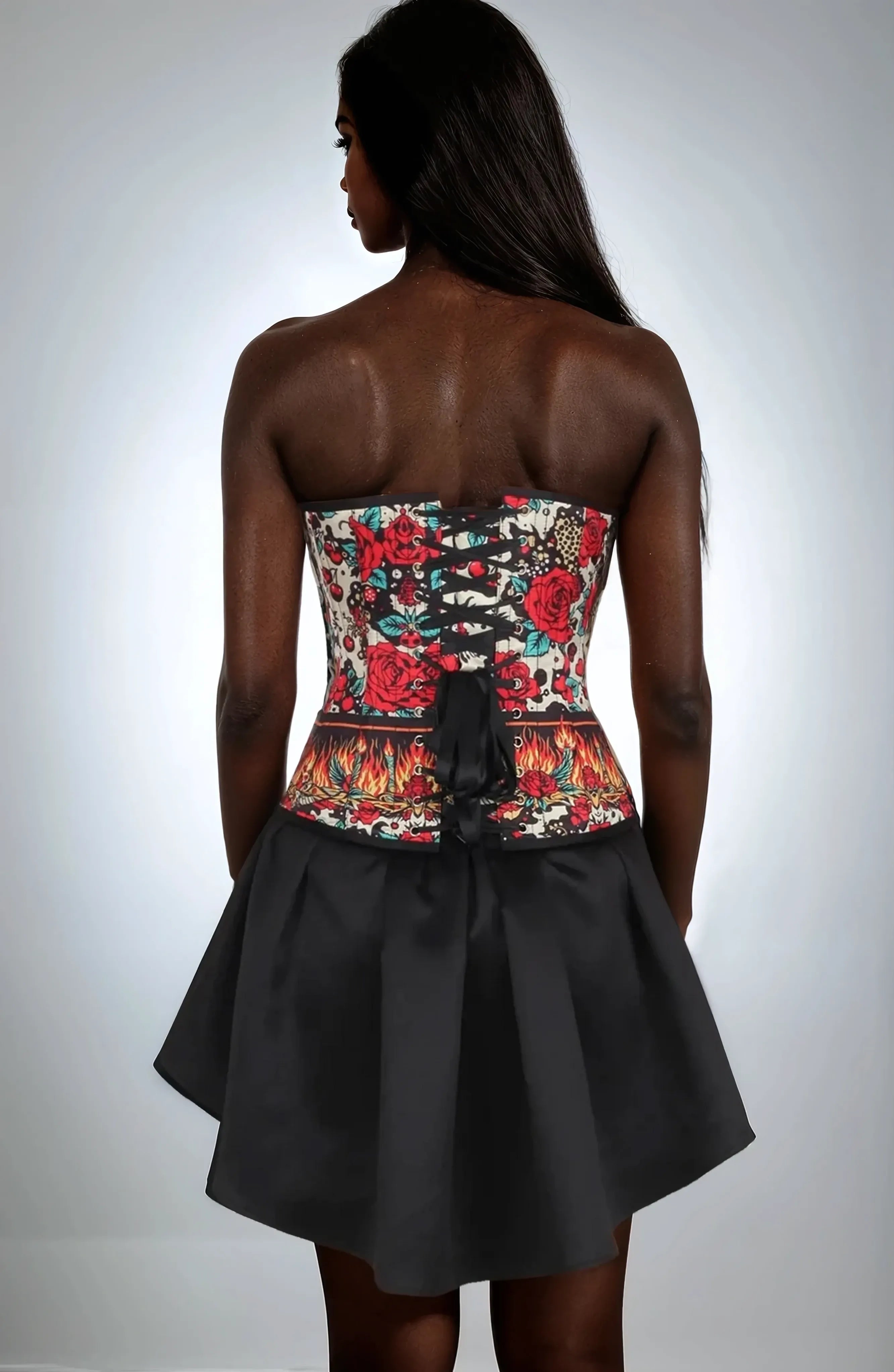 Ellary Retro Rose Überbrustkorsett